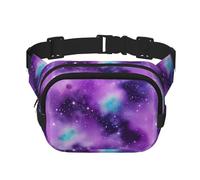Magic Galaxy Sky Purple Unisex Fashion Waist Packs, Stylish Fanny Packs for Workouts, Running, Traveling, and Hiking