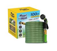Magic Garden Hose Pipe with Fiber Jacket, 150 FT / 30 Meters