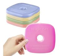 Magic Gel 5 x Ice Packs - Long Lasting Reusable Small and Thin Cold Packs - The Perfect Cooler - Stays Cold Up to 6 Hours