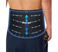 Magic Gel Back Compression Ice Pack - Hot & Cold Therapy Wrap, Air Pump for Deep Tissue Cold Penetration & Lumbar Support - Removable Flexible Gel Pack for Back Pain, Sports Injuries & Muscle Recovery