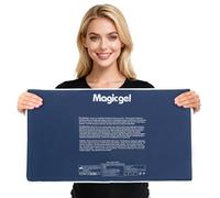 Magic Gel Extra Large Ice Pack for Back and Full Body - 59.7 cm x 38.1 cm (23.5 in x 15 in) - Use as Cold Compress for Relief - Ice Blanket for Sleeping - Reusable Ice Pad - Grey