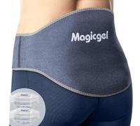 Magic Gel Hot Cold Pack - Ice Gel Pack for Shoulder Lower Back Hip Elbow - Hot Cold Gel Pack Reusable - Adjustable Belt - One Size Fits Most - 2 Pack