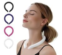 Magic Gel Ice Neck Cooler - Ice Cooling Neck Ring - Cooling Tube Ring - Wrap Around to Keep Cool - Reusable with Tap Water - Cool Relief from Heat - Ergonomic Design