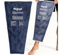 Magic Gel Leg Ice Pack - Grey - Professional Cold Therapy - Reduces Pain, Swelling & Inflammation - Reusable for Injuries, Sprains, Arthritis & More