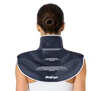 Magic Gel Neck Ice Pack for Neck & Shoulders, Reusable Cooling Gel Cold Pack Wrap for Neck Pain Relief, Flexible Cervical Ice Pack for Injury Recovery and Muscle Therapy - Small