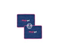 Magic Gel Premium Ice Pack (Reusable) - Gel Ice Pack for Icing Injuries, Pain Relief, Cold Compress for Reducing Swelling. Flexible [2 Pack]