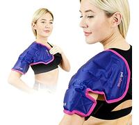 Magic Gel Shoulder Ice Pack - Reusable and Flexible Hot or Cooling Therapy Support for Men and Women - Heat Pad or Cold Compression Brace