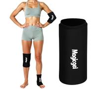 Magic Gel Small Knee & Elbow Ice Pack Sleeve 1 Pack - Reusable Hot & Cold Therapy Wrap for Targeted Relief - Compact Compression Fit for Injury Recovery, Tendonitis, and Swelling