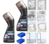 Magic Gem Coating Glass,Micro-Molecular Anti-Fog Coating Agent Wiper,Magic Gem Anti-Fog Coating,Anti Fog For Car Windshield,For Car Windshield, Windows, Mirrors, Glasses, Swim Goggles (2 pcs)