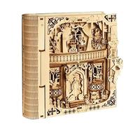 Magic Gift Box 3D Wooden Puzzle, Handassembled Educational Toy,DIY Woodencrafts to Build,Creative Thinking Model Kit,Gift for Christmas Birthday Gift