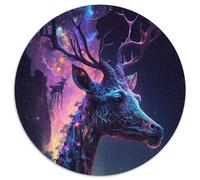 Magic Giraffe JigsawPuzzle 1000 Pieces for Adults Cardboard Puzzles Family Interactive Game, Craft Gift with Colorful Artwork (67.5x67.5cm)