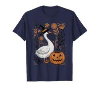 Magic Goose Pumpkin Patch Autumn Halloween Top T-Shirt
