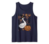 Magic Goose Pumpkin Patch Autumn Halloween Top Tank Top
