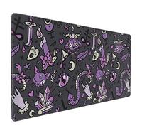 Magic Goth Spooky Witchy Gothic Gaming Mouse Pad, Long Extended XXL Mousepad, Extra Large Desk Pads Keyboard Mat for Work Game Office Home, 35.4'' X 15.7''