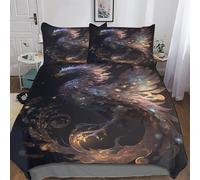 Magic Griffin Comforter Cover Bedding Set Kids Duvet Cover Bedspread Cover with Pillowcase Soft Quilt Cover for Youth And Adult King(220x240cm)