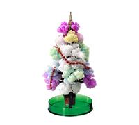 Magic Growing Crystal Christmas Tree Kit - DIY Felt Tree With Rack & Water - Educational Party Xmas Gifts for Kids (Color, 1Pc)
