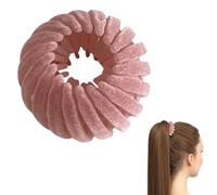 Magic Hair Clips - Bird Nest Magic Hair Clip | Bird Nest Velvet Magic Hair Clip, Three Rows Teeth Styling Supplies For Ponytail Making, Ties