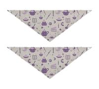 Magic Halloween Dog bandanas bulk Unique Shape Adjustable Fit Dog Breed Bib Cute Pet Holiday Accessories Decor for Dogs Cats M