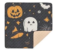 Magic Halloween Pattern Print Large Stylish Baby Play Mat for Indoor Outdoor Washable Tummy Time Activity Mat for Babies Infants Toddlers, 50'' x 50''