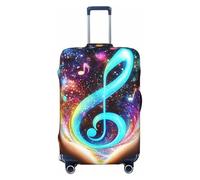 Magic Hand Notes Elastic Travel Luggage Cover Suitcase Protector, Print Suitcase Baggage Cover Anti-Scratch