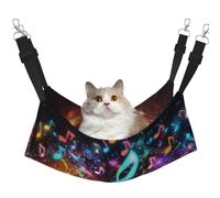 Magic Hand Notes Printed Pet Hammock - Sleeping Hammock For Cats, Rabbits, Ferrets, Puppies, Small Animals