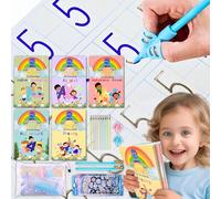 Magic Handwriting Practice Workbooks - Large Grooved Hand Writing Books for Kids 3-8, Toddler Writing Practice, Calligraphy Preschool Activity Books, Large Size 24x16cm