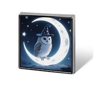 Magic - Hat Owl Brooch Pins Lapel Pins for Men Women Badge Button Cover Decorative Jewelry Charms for Hats Bags Backpacks Suits Shirts Scarves Clothing Accessories Banquet Wedding Gift