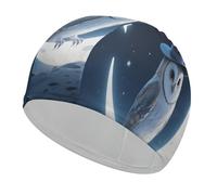 Magic Hat Owl Swim Caps for Long Hair High Elasticity Swimming Cap Waterproof Swimming Hat Non-Slip Swim Hats