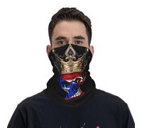 Magic Headband Porto Rico Flag Crown Skull Bandana Anitdust Half Face Scarf For Motorcycling, Running, Yoga