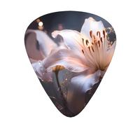 Magic Heavy Lilies Guitar picks in thin, medium, and thick sizes, 12-piece set, suitable for electric guitar and various instruments