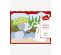 Magic hidden colouring book outside DJECO red