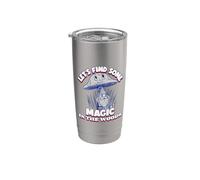 Magic in The Woods (Funny Mushroom Dwarf Graphic) Stainless Steel Insulated Tumbler