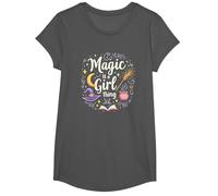 Magic is a Girl Thing: Witchy Whimsy for Enchantresses T-Shirt, Girls, Asphalt, Small
