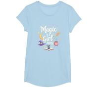 Magic is a Girl Thing: Witchy Whimsy for Enchantresses T-Shirt, Girls, Baby Blue, Small