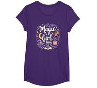 Magic is a Girl Thing: Witchy Whimsy for Enchantresses T-Shirt, Girls, Purple, XS