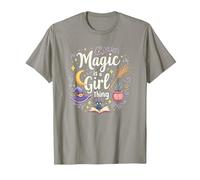 Magic is a Girl Thing: Witchy Whimsy for Enchantresses T-Shirt, Men, Slate, S