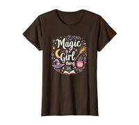 Magic is a Girl Thing: Witchy Whimsy for Enchantresses T-Shirt, Women, Brown, 3XL
