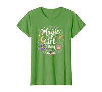 Magic is a Girl Thing: Witchy Whimsy for Enchantresses T-Shirt, Women, Grass, XXL