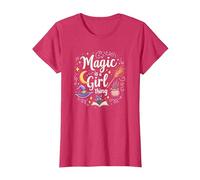 Magic is a Girl Thing: Witchy Whimsy for Enchantresses T-Shirt, Women, Red Heather, L