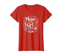 Magic is a Girl Thing: Witchy Whimsy for Enchantresses T-Shirt, Women, Red, S