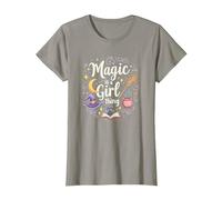 Magic is a Girl Thing: Witchy Whimsy for Enchantresses T-Shirt, Women, Slate, XL