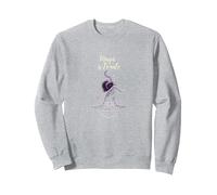 Magic is Female: Witchy Celestial Empowerment Sweatshirt, Adult Unisex, Heather Grey, S