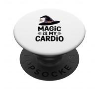 Magic is My Cardio Halloween Witch Fun PopSockets Adhesive PopGrip