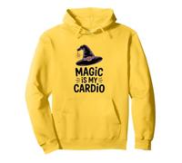 Magic is My Cardio Halloween Witch Fun Pullover Hoodie