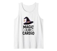 Magic is My Cardio Halloween Witch Fun Tank Top