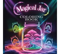 Magic Jar: Bold & Easy Coloring Book: Relax and Color Magical Worlds Filled with Trees, Animals & Hearts