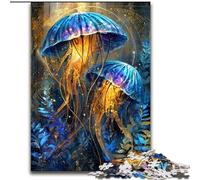 Magic Jellyfish Jigsaw Puzzles for Adults 1000 Piece Puzzle, Toy Intellectual Game Artists Collection, Fine Art (size 50x75cm)