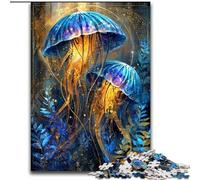 Magic Jellyfish Puzzles for Adults 1000 Pieces, Challenging Game Toys Every Piece Is Unique - Challenging Family Fun Game (size 26x38cm)