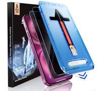 MAGIC JOHN 2 Pack for iPhone 16 Plus Privacy Screen Protector 6.7 inch, Anti Spy Tempered Glass Film, Auto Dust-Elimination Installation, Bubble Free, Case Friendly