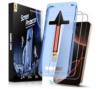 MAGIC JOHN 2 Pack for iPhone 16 Pro Tempered Glass Screen Protector 6.3 inch, Auto Dust-Elimination Installation, 9H+ Hardness Tempered Glass HD Clear Full Coverage Protection No Bubbles No Dust